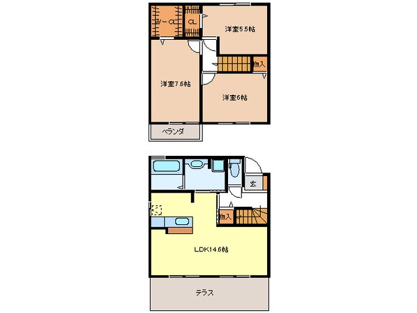 K TOWNの物件間取画像